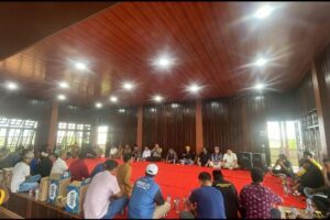 Situasi pada saat musyawarah berlangsung (istimewa)